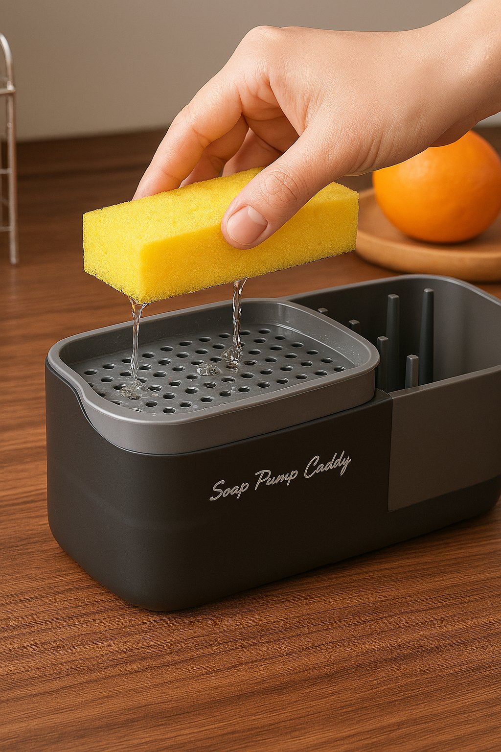 Fregalux® – Dispensador de Lavaloza 3 en 1 para Cocina